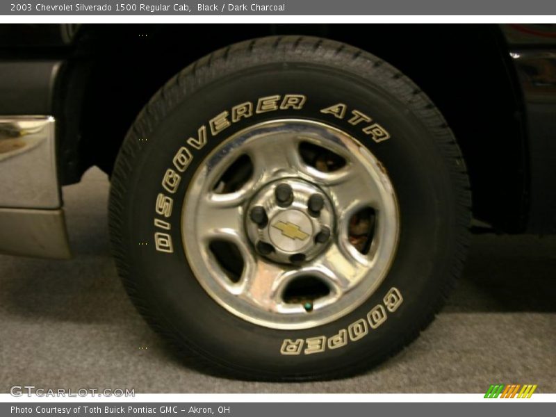 Black / Dark Charcoal 2003 Chevrolet Silverado 1500 Regular Cab