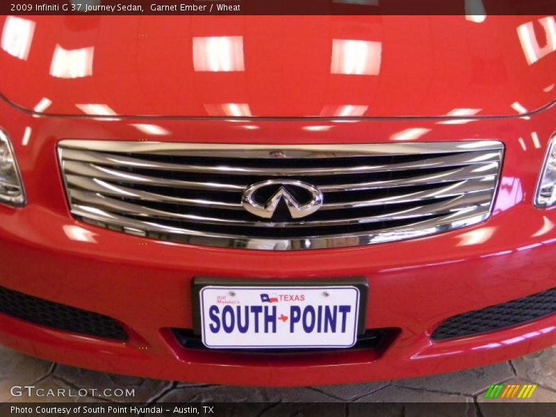 Garnet Ember / Wheat 2009 Infiniti G 37 Journey Sedan
