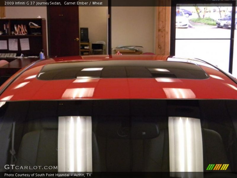Garnet Ember / Wheat 2009 Infiniti G 37 Journey Sedan