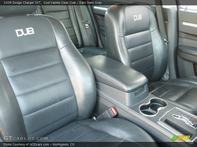 Cool Vanilla Clear Coat / Dark Slate Gray 2008 Dodge Charger SXT