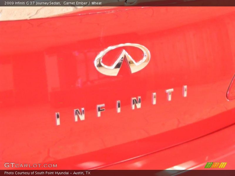 Garnet Ember / Wheat 2009 Infiniti G 37 Journey Sedan