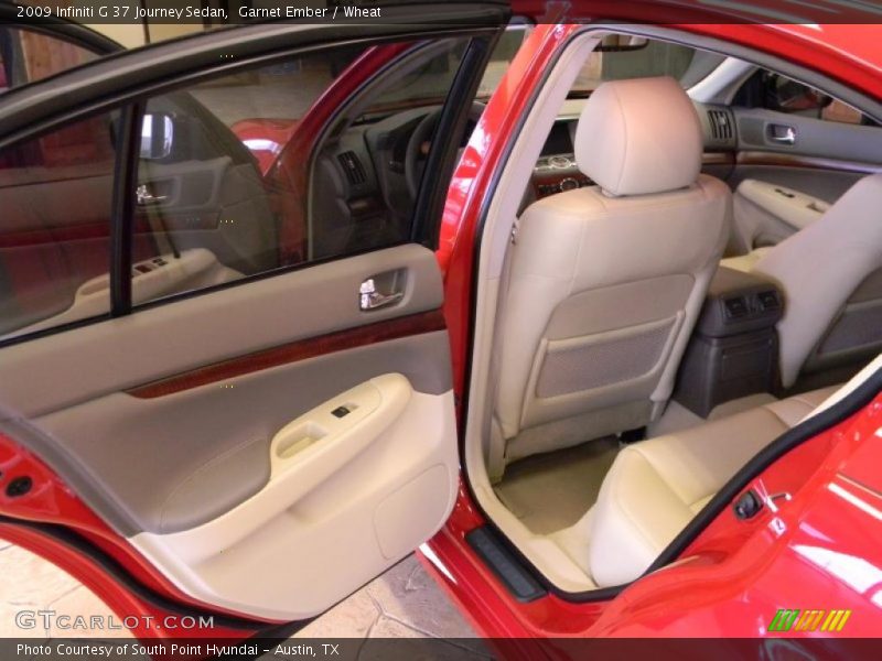 Garnet Ember / Wheat 2009 Infiniti G 37 Journey Sedan