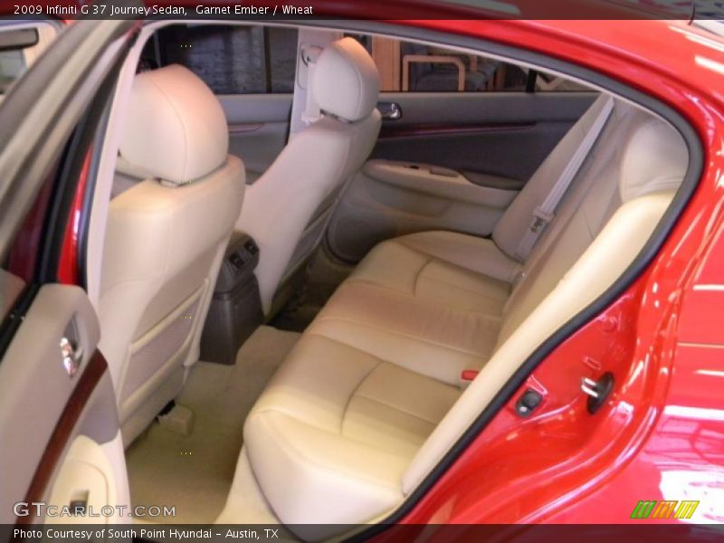 Garnet Ember / Wheat 2009 Infiniti G 37 Journey Sedan