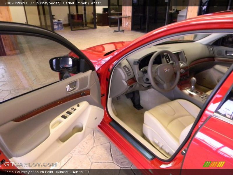 Garnet Ember / Wheat 2009 Infiniti G 37 Journey Sedan