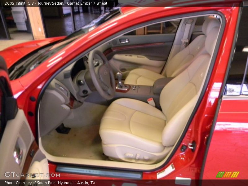 Garnet Ember / Wheat 2009 Infiniti G 37 Journey Sedan