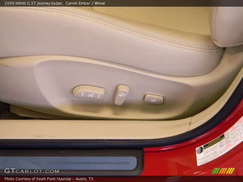 Garnet Ember / Wheat 2009 Infiniti G 37 Journey Sedan