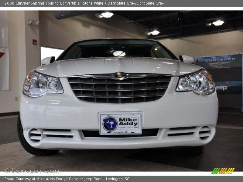 Stone White / Dark Slate Gray/Light Slate Gray 2008 Chrysler Sebring Touring Convertible