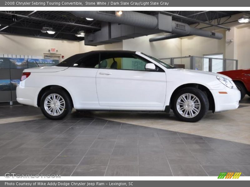 Stone White / Dark Slate Gray/Light Slate Gray 2008 Chrysler Sebring Touring Convertible