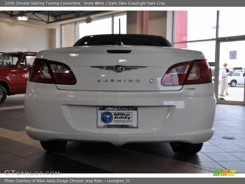 Stone White / Dark Slate Gray/Light Slate Gray 2008 Chrysler Sebring Touring Convertible