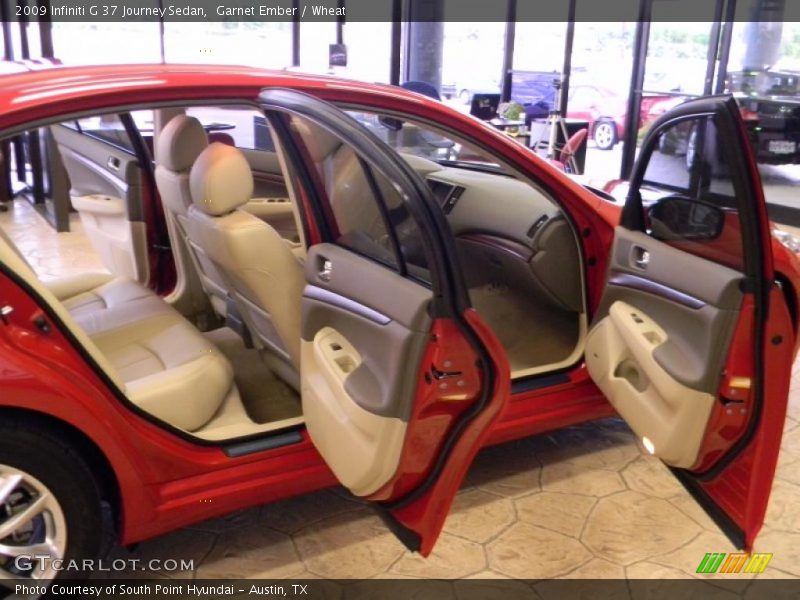 Garnet Ember / Wheat 2009 Infiniti G 37 Journey Sedan