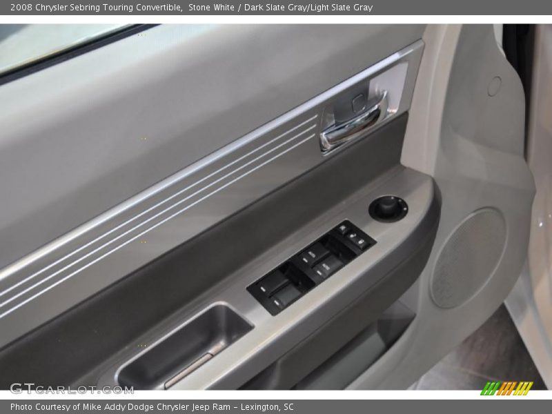 Stone White / Dark Slate Gray/Light Slate Gray 2008 Chrysler Sebring Touring Convertible