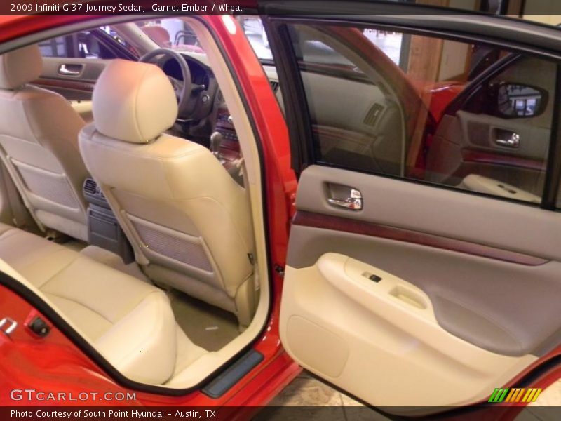Garnet Ember / Wheat 2009 Infiniti G 37 Journey Sedan