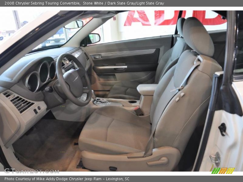 Stone White / Dark Slate Gray/Light Slate Gray 2008 Chrysler Sebring Touring Convertible