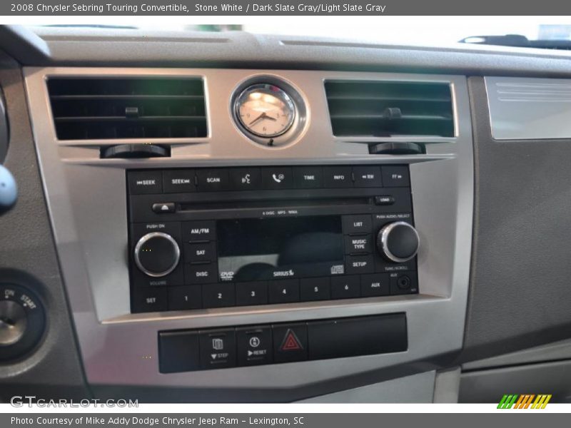 Stone White / Dark Slate Gray/Light Slate Gray 2008 Chrysler Sebring Touring Convertible