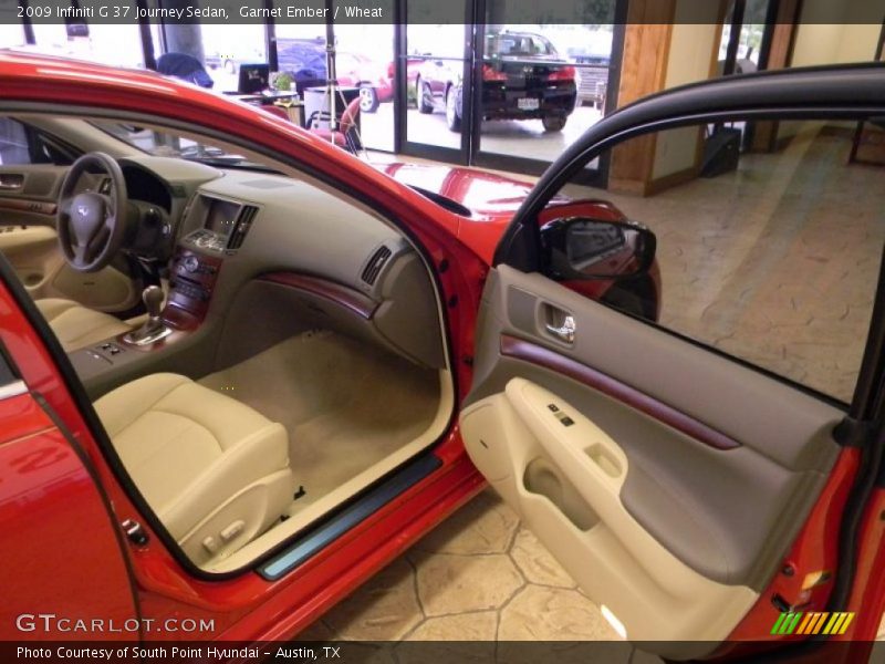 Garnet Ember / Wheat 2009 Infiniti G 37 Journey Sedan