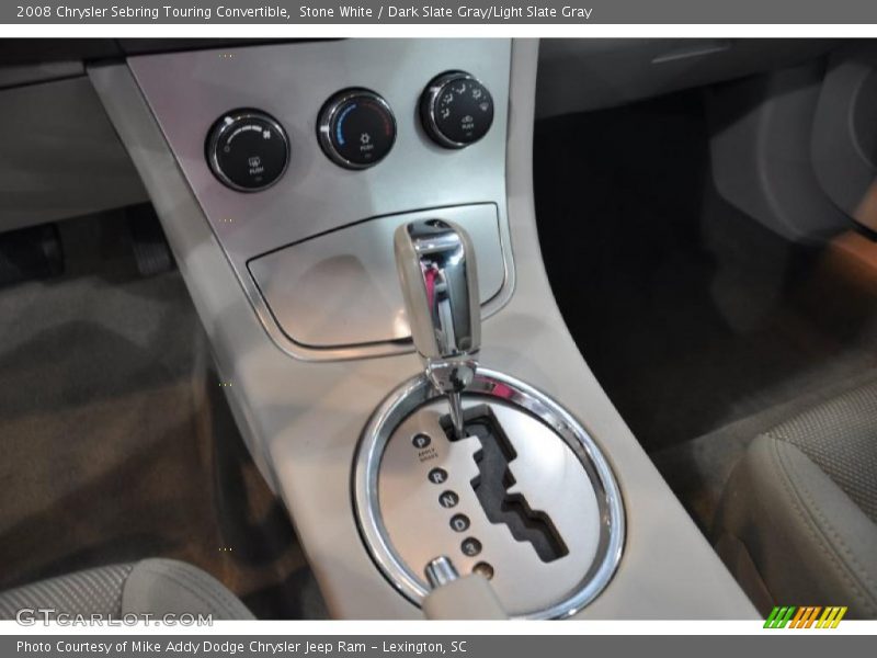 Stone White / Dark Slate Gray/Light Slate Gray 2008 Chrysler Sebring Touring Convertible