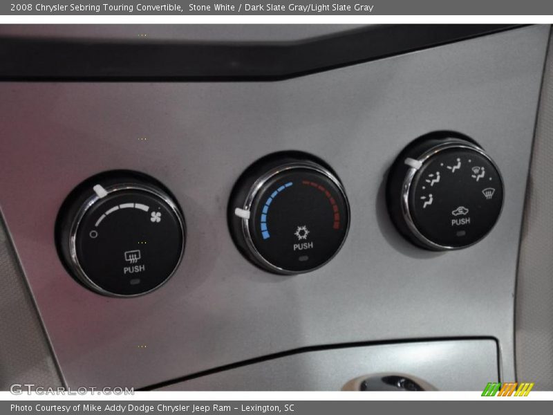 Stone White / Dark Slate Gray/Light Slate Gray 2008 Chrysler Sebring Touring Convertible