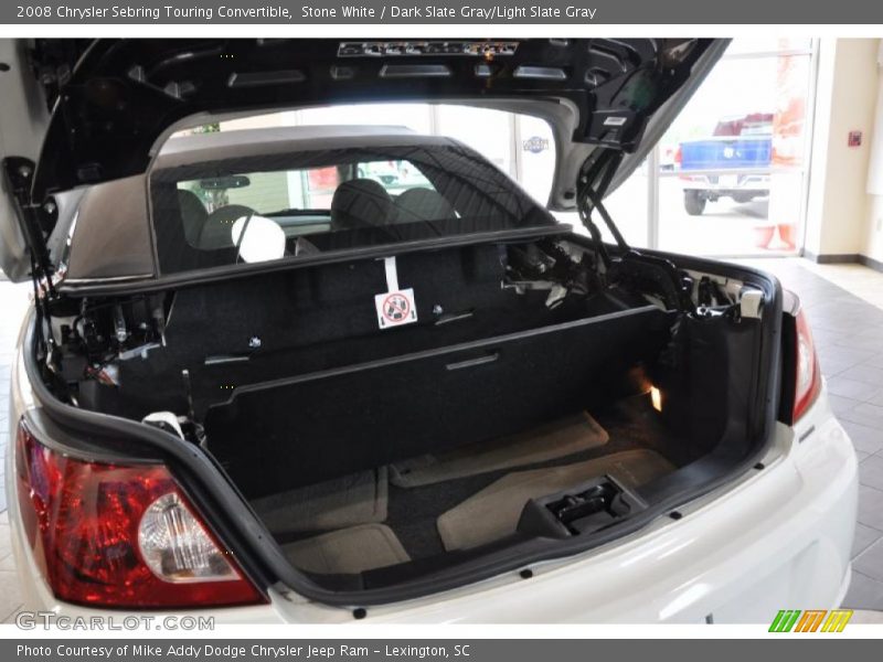 Stone White / Dark Slate Gray/Light Slate Gray 2008 Chrysler Sebring Touring Convertible