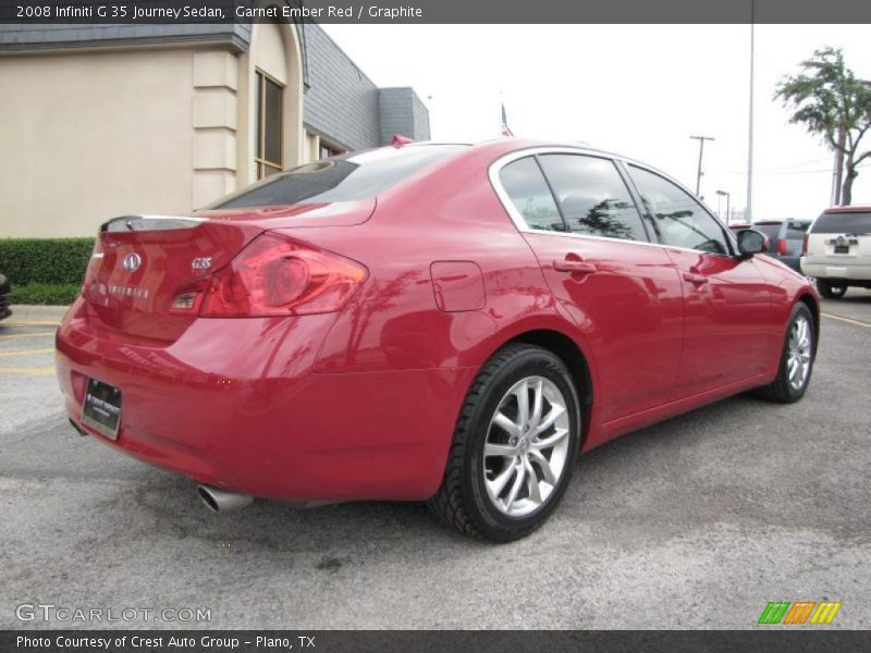 Garnet Ember Red / Graphite 2008 Infiniti G 35 Journey Sedan