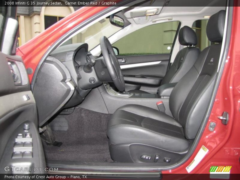 Garnet Ember Red / Graphite 2008 Infiniti G 35 Journey Sedan