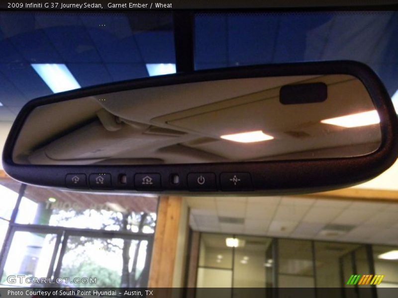 Garnet Ember / Wheat 2009 Infiniti G 37 Journey Sedan