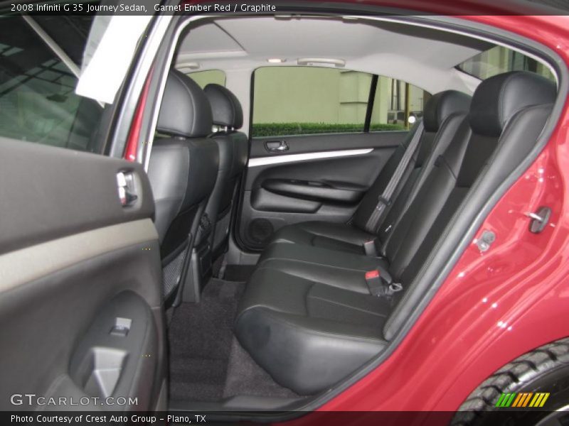Garnet Ember Red / Graphite 2008 Infiniti G 35 Journey Sedan