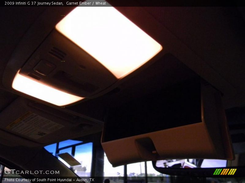 Garnet Ember / Wheat 2009 Infiniti G 37 Journey Sedan