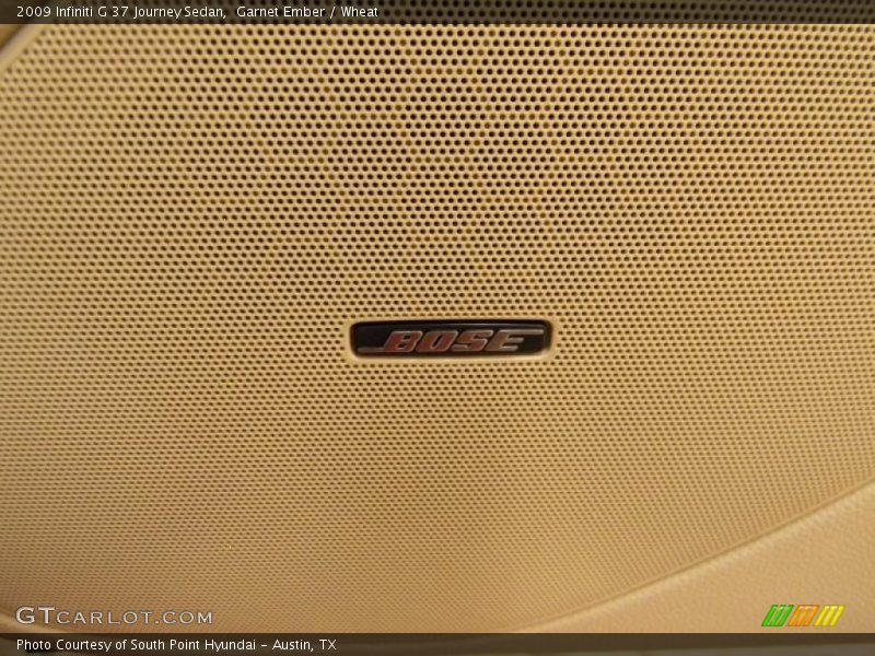 Garnet Ember / Wheat 2009 Infiniti G 37 Journey Sedan