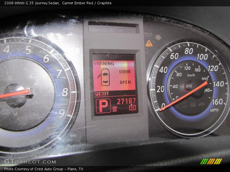 Garnet Ember Red / Graphite 2008 Infiniti G 35 Journey Sedan