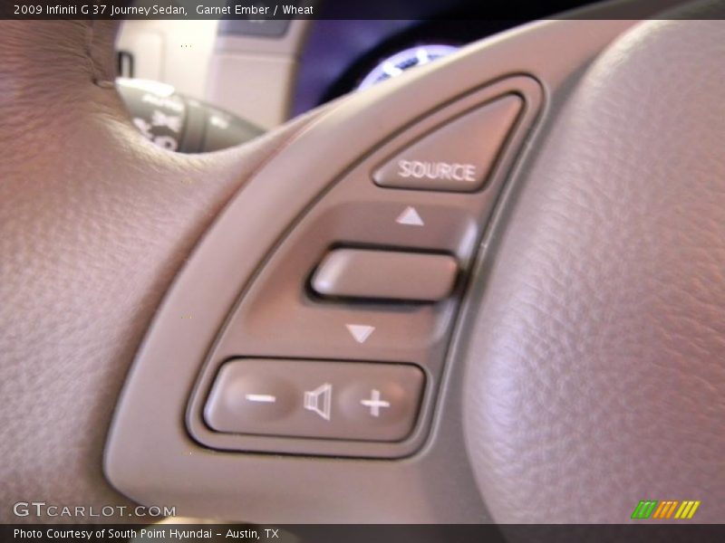 Garnet Ember / Wheat 2009 Infiniti G 37 Journey Sedan