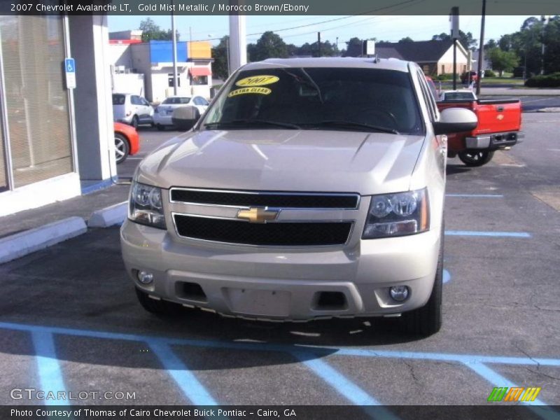 Gold Mist Metallic / Morocco Brown/Ebony 2007 Chevrolet Avalanche LT