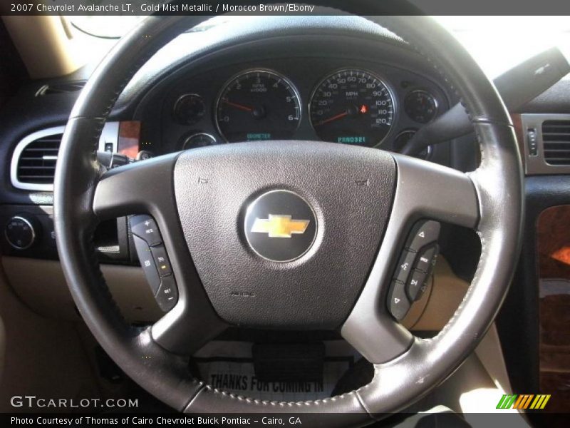 Gold Mist Metallic / Morocco Brown/Ebony 2007 Chevrolet Avalanche LT