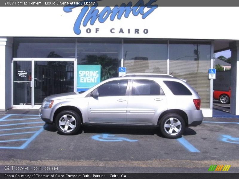Liquid Silver Metallic / Ebony 2007 Pontiac Torrent