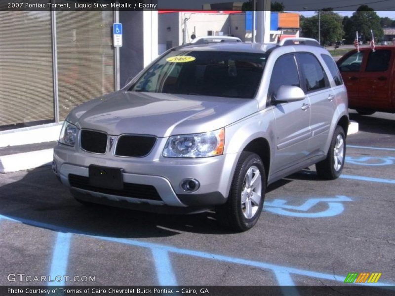 Liquid Silver Metallic / Ebony 2007 Pontiac Torrent