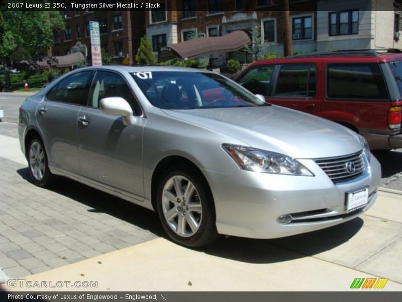 Tungsten Silver Metallic / Black 2007 Lexus ES 350