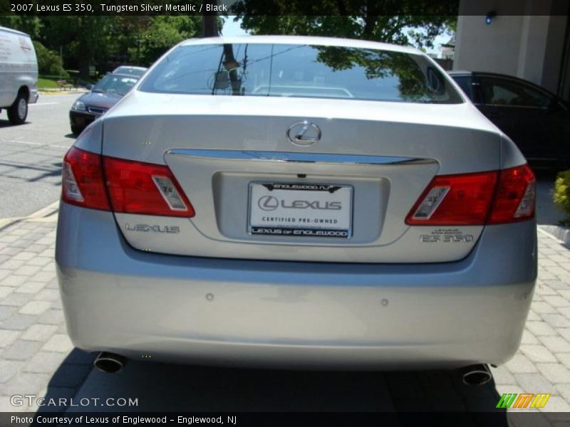 Tungsten Silver Metallic / Black 2007 Lexus ES 350