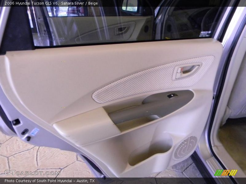 Sahara Silver / Beige 2006 Hyundai Tucson GLS V6