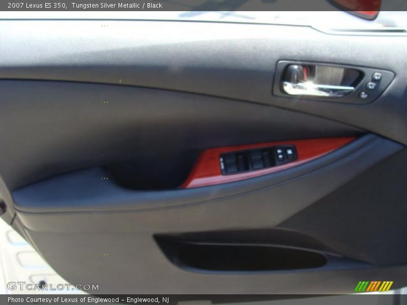 Tungsten Silver Metallic / Black 2007 Lexus ES 350