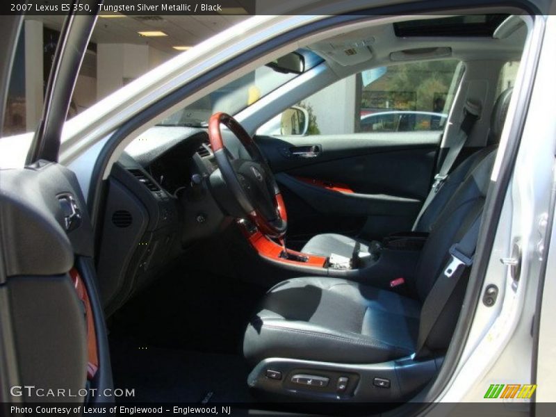 Tungsten Silver Metallic / Black 2007 Lexus ES 350
