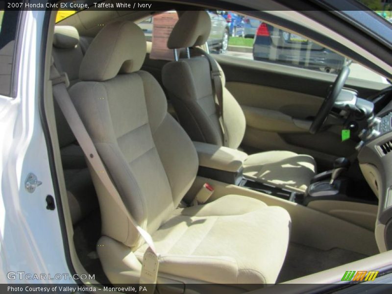 Taffeta White / Ivory 2007 Honda Civic EX Coupe