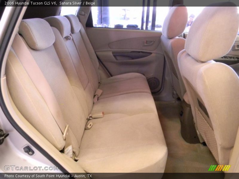 Sahara Silver / Beige 2006 Hyundai Tucson GLS V6