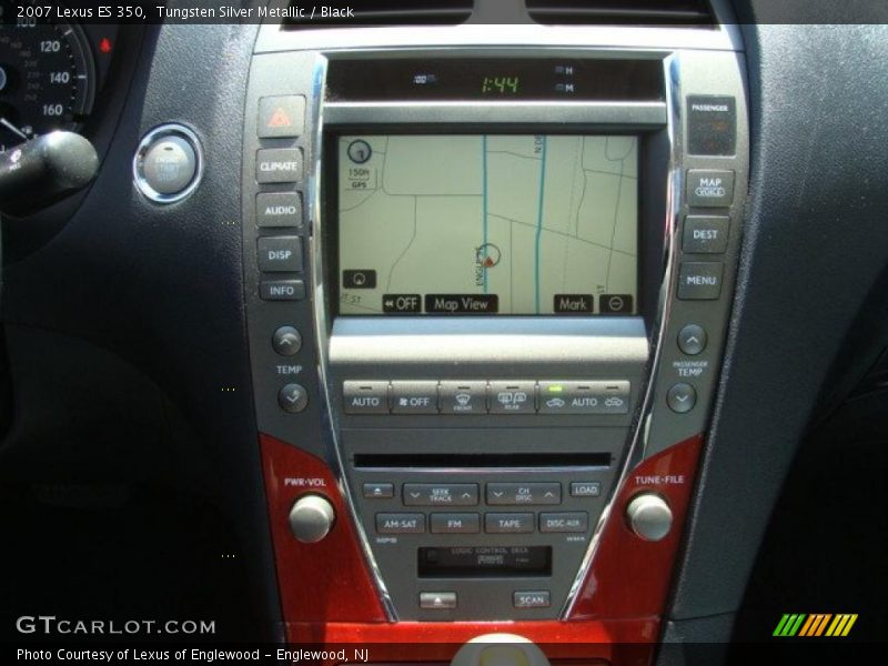 Tungsten Silver Metallic / Black 2007 Lexus ES 350