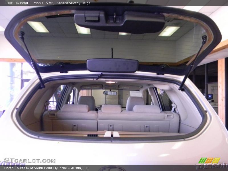 Sahara Silver / Beige 2006 Hyundai Tucson GLS V6