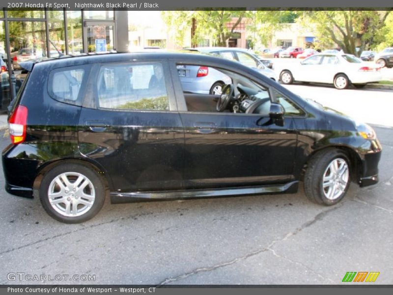 Nighthawk Black Pearl / Black 2007 Honda Fit Sport