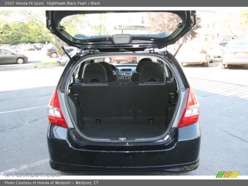 Nighthawk Black Pearl / Black 2007 Honda Fit Sport