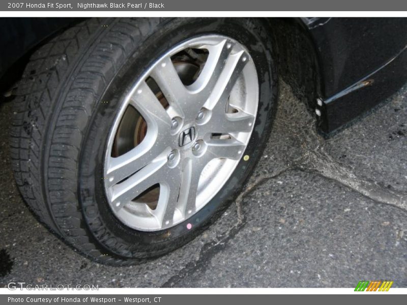 Nighthawk Black Pearl / Black 2007 Honda Fit Sport