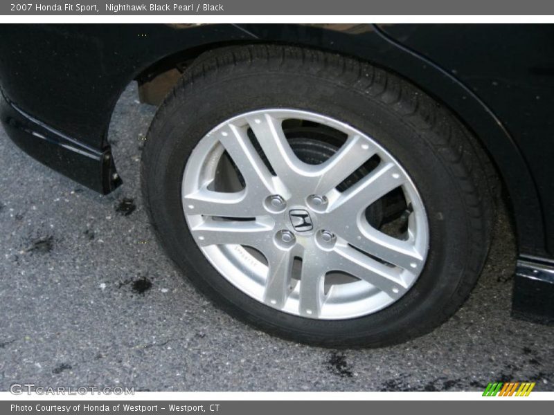 Nighthawk Black Pearl / Black 2007 Honda Fit Sport