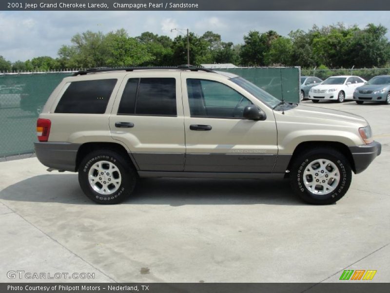Champagne Pearl / Sandstone 2001 Jeep Grand Cherokee Laredo