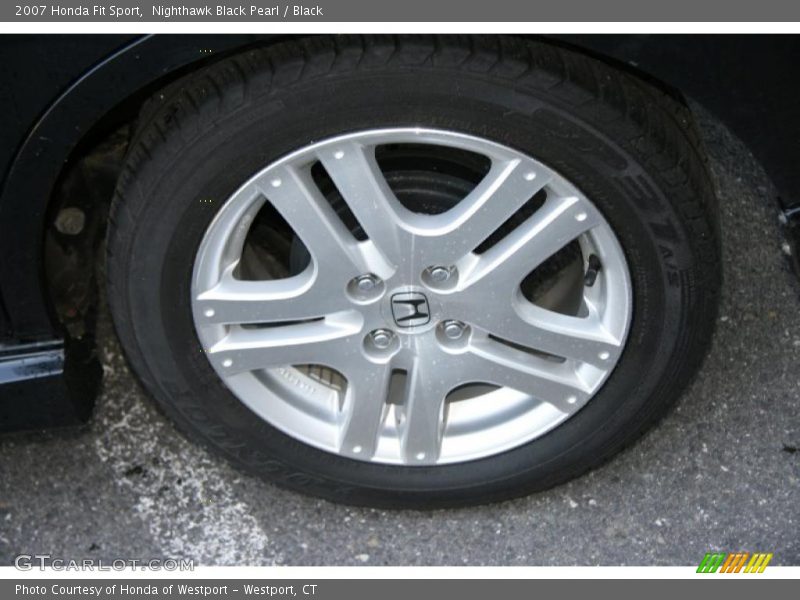 Nighthawk Black Pearl / Black 2007 Honda Fit Sport