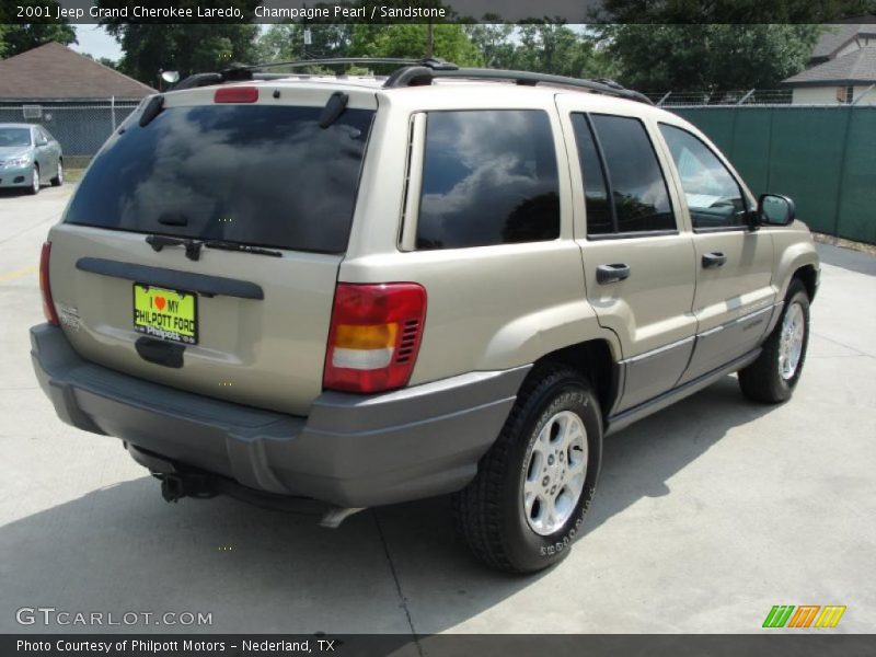 Champagne Pearl / Sandstone 2001 Jeep Grand Cherokee Laredo